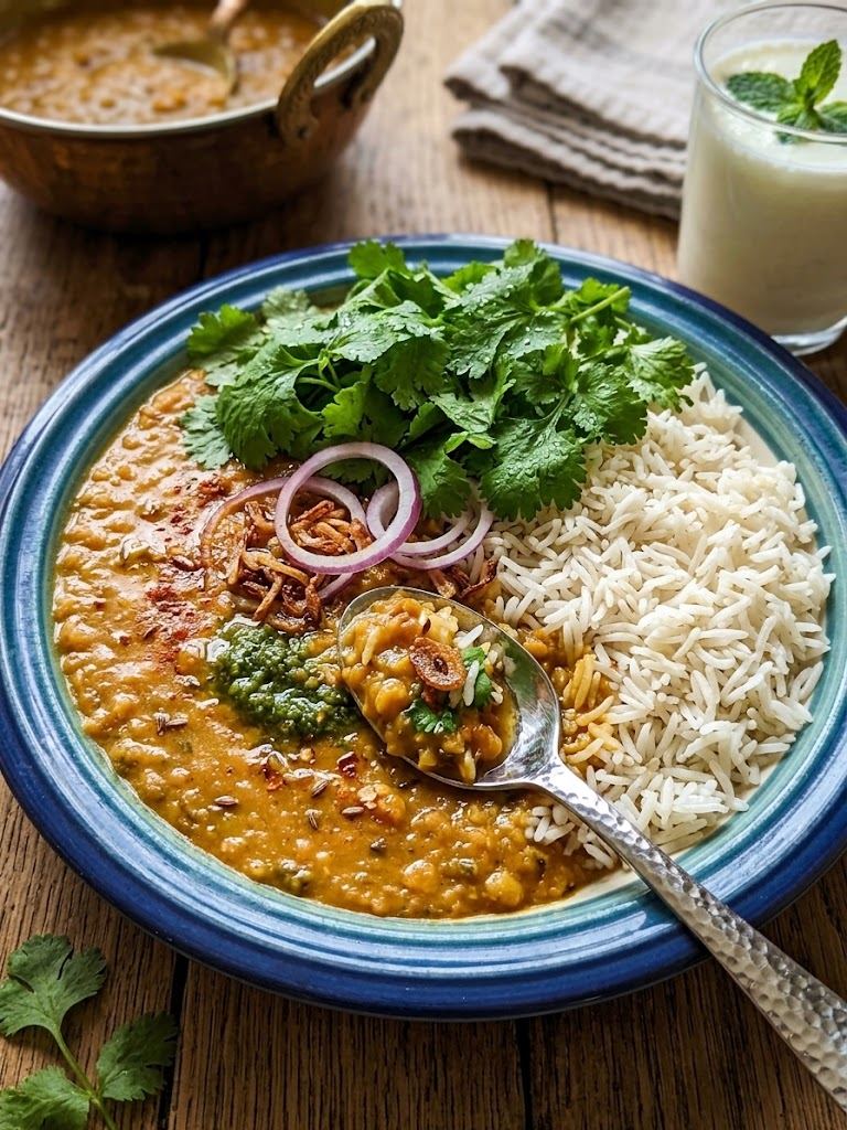 Curry suave con arroz