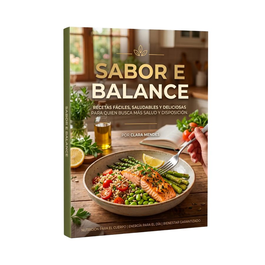 Libro Sabor e Balance: recetario principal
